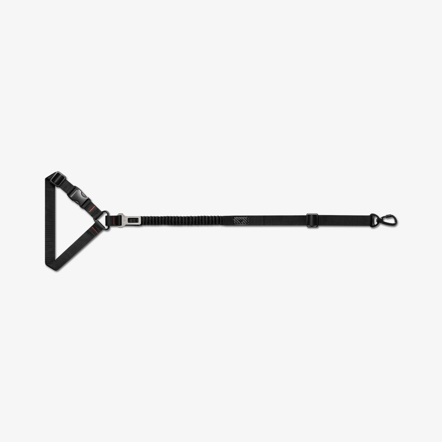 ACP08926 - Pet Car Seatbelt PS100 in Black showing the laid out flat