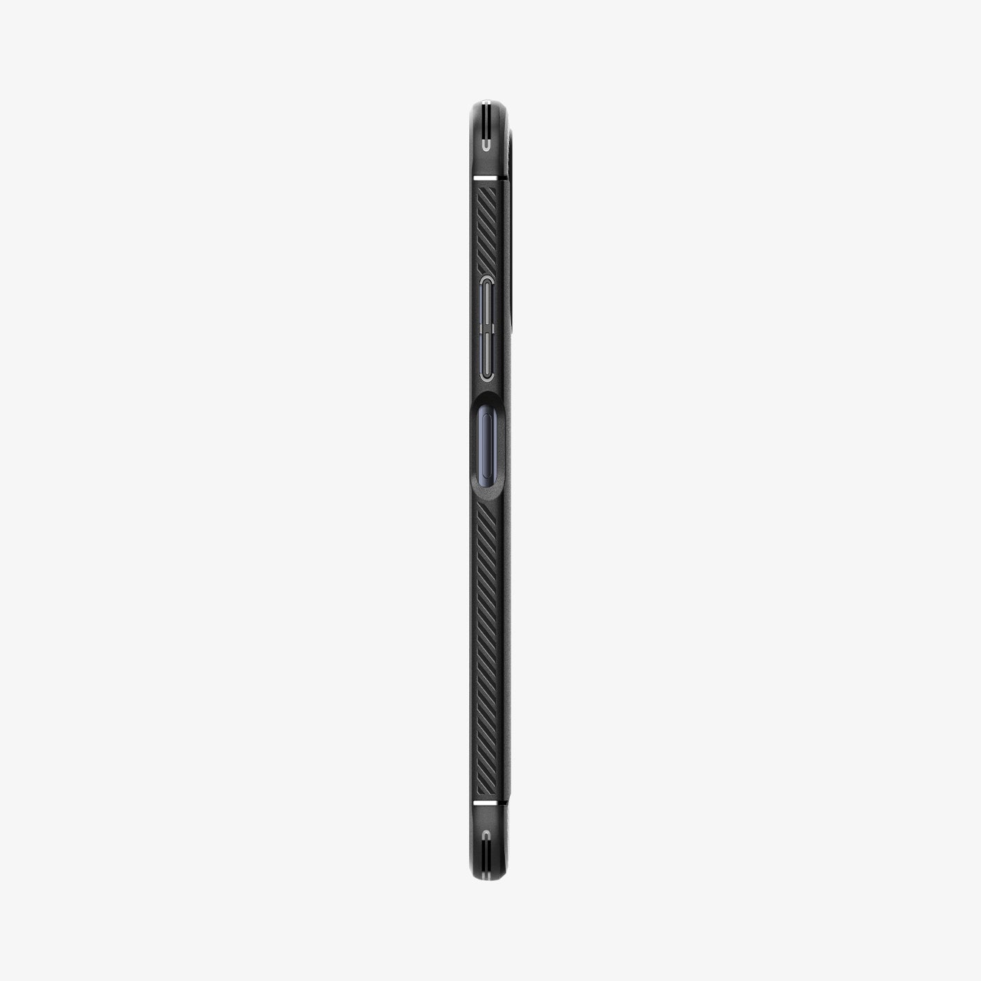 ACS05787 - Xiaomi Redmi Note 12 5G Case Rugged Armor in Matte Black showing the side