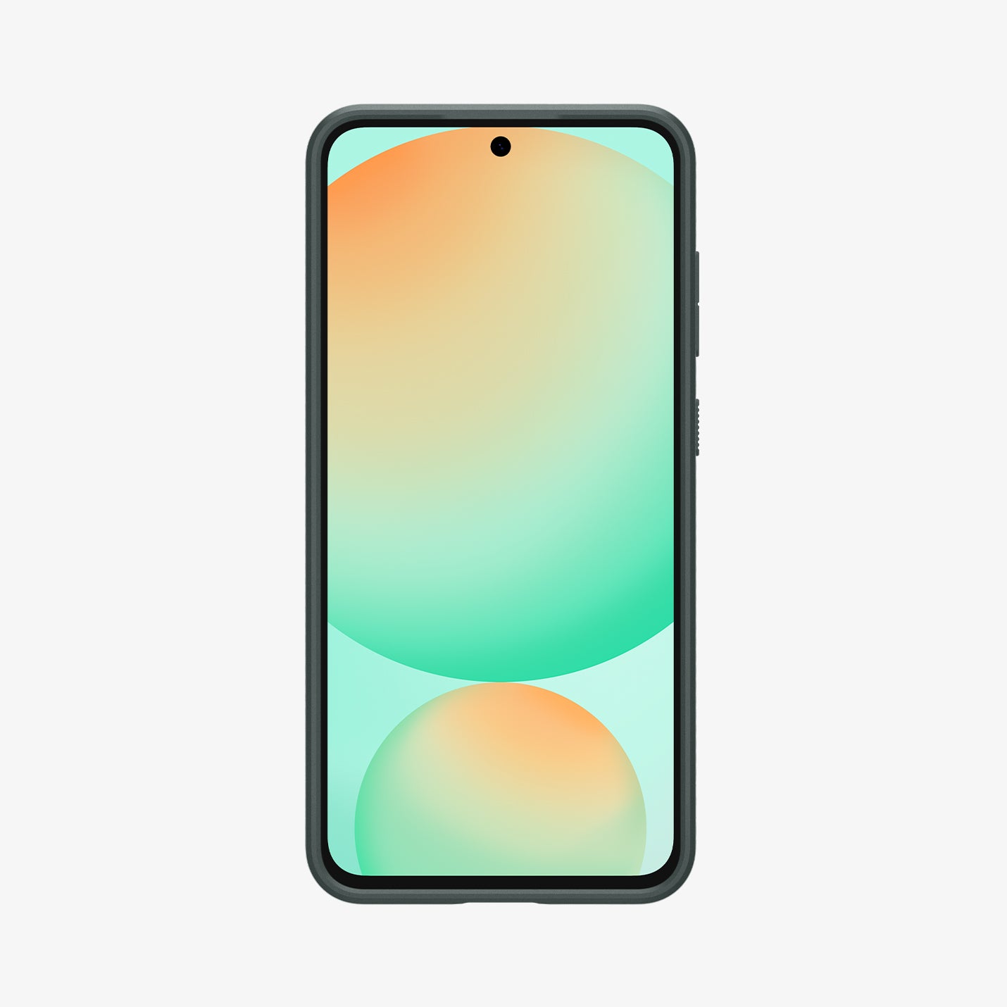 ACS08619 - Galaxy S24 FE Case Liquid Air in Abyss Green showing the front