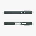 ACS08619 - Galaxy S24 FE Case Liquid Air in Abyss Green showing the top and bottom