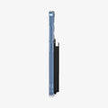 AFA09205 - Galaxy S25 Series MagFit Card Holder Valentinus 3 Cards (MagFit+) in Black showing the side