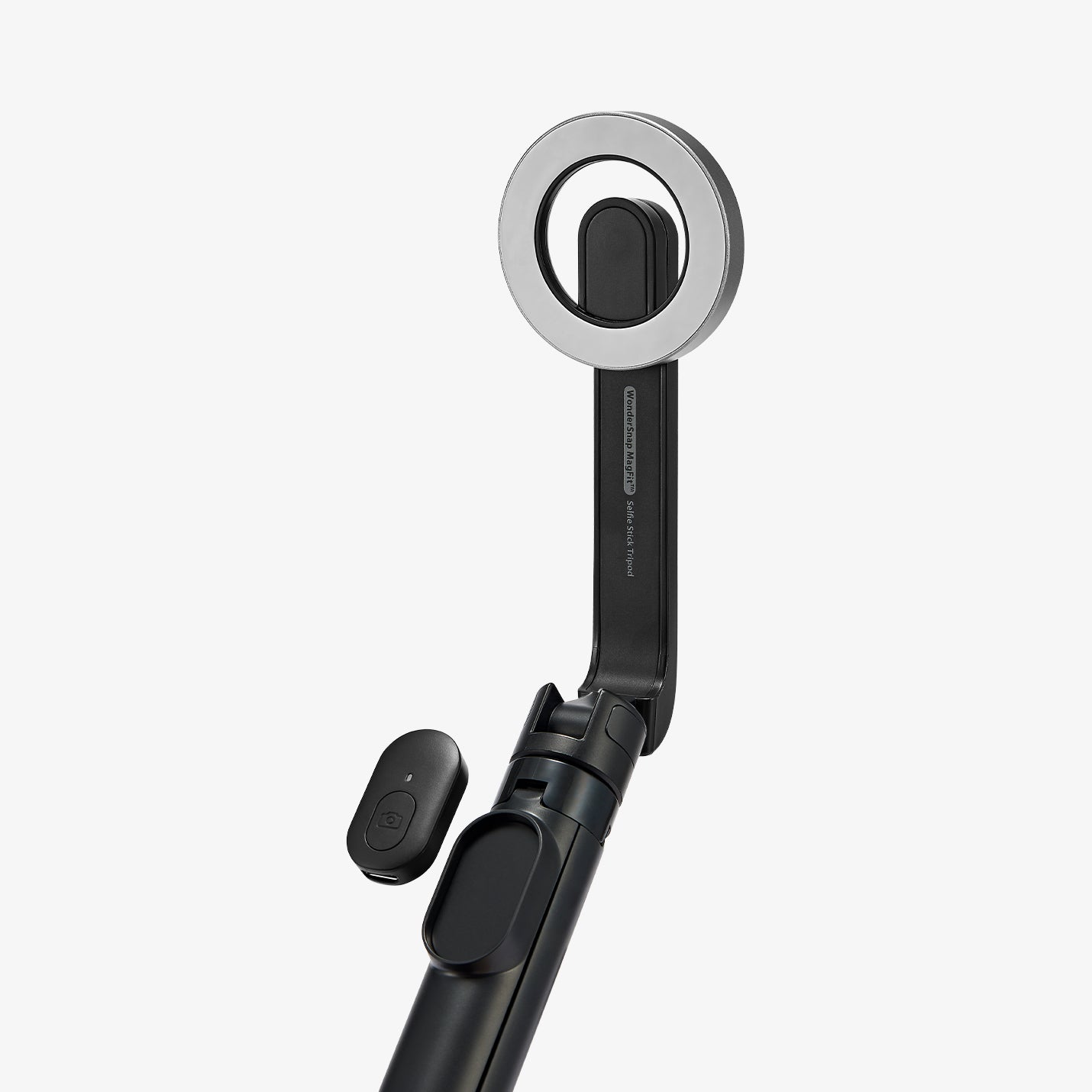 AMP07656 - Tripod Selfie Stick (Magfit) | S571W showing the front, retracted