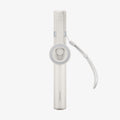 AMP11373 - Selfie Stick | S582W in Dune Beige showing a folded compact form with an integrated magnetic mount and wrist strap for easy carry.