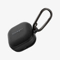 ACS11203 - Galaxy Buds 4 Series - Classic Fit in Black showing the top, front and carabiner