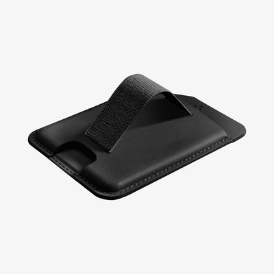 AFA10802  - MagSafe SleekBand Card Holder | 3 Cards (MagFit) in Dark Black showing holder over the product