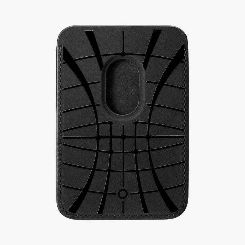 AFA07149 - MagSafe Card Holder Smart Fold 2 (MagFit) in Black showing the back
