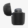 ACS05236 - Sony Earbuds Linkbuds S Case Rugged Armor in black showing the side with top open and earbuds inside