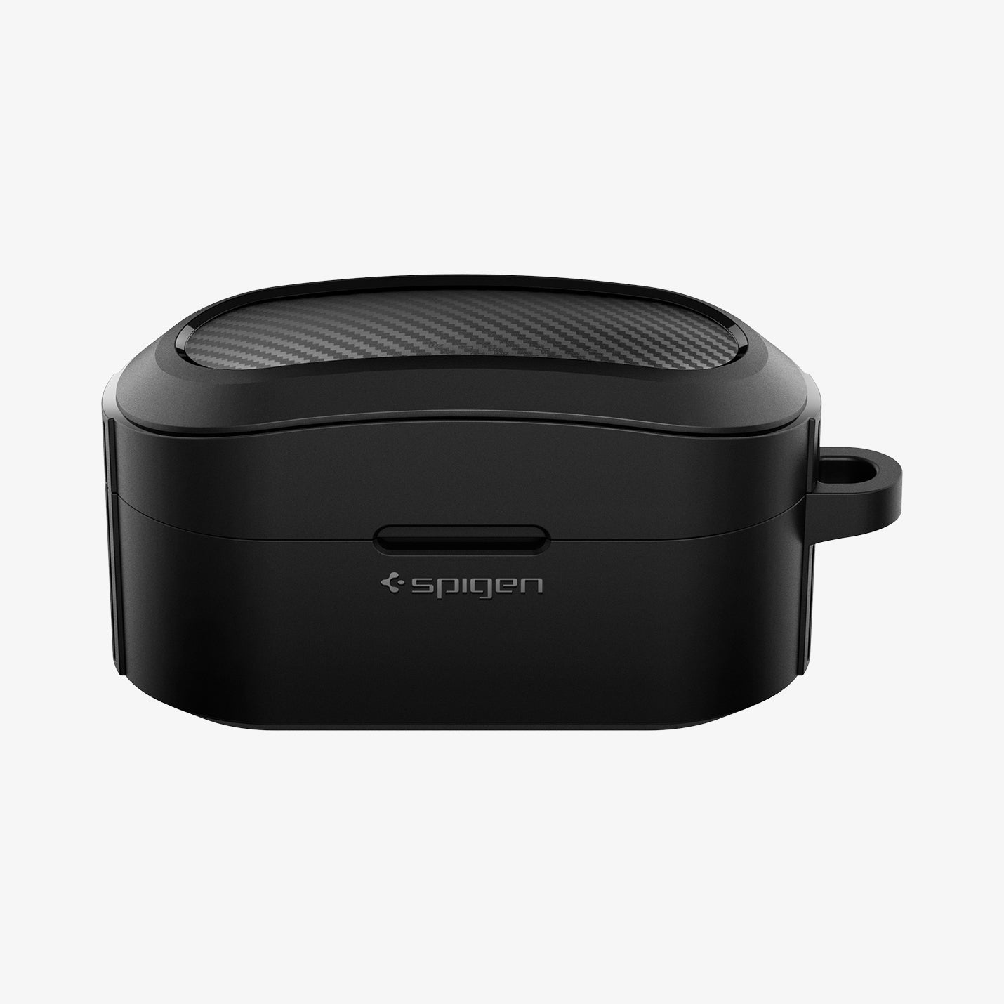 ACS03364 - Sony Earbuds xf100xm4 Case Rugged Armor in black showing the front and top