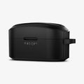 ACS03364 - Sony Earbuds xf100xm4 Case Rugged Armor in black showing the front and partial side