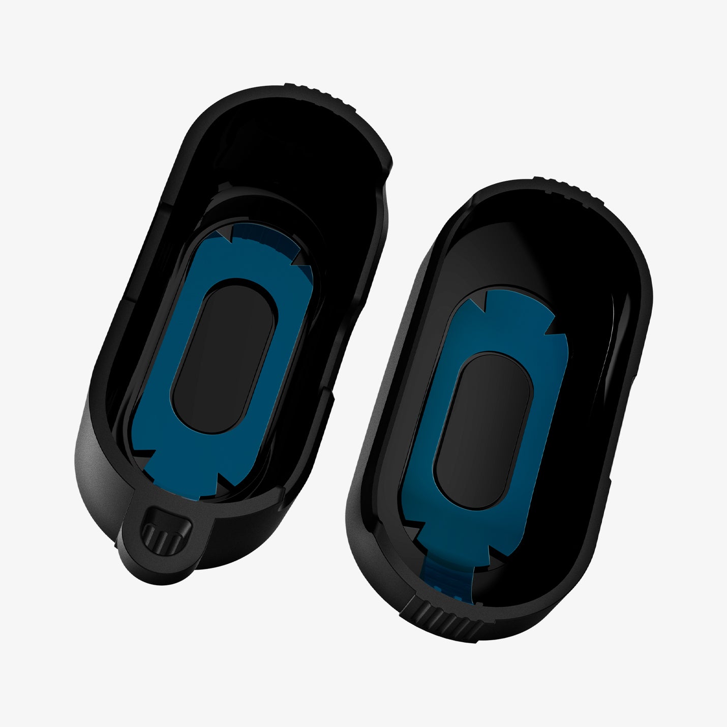 ACS03364 - Sony Earbuds xf100xm4 Case Rugged Armor in black showing the inside of case