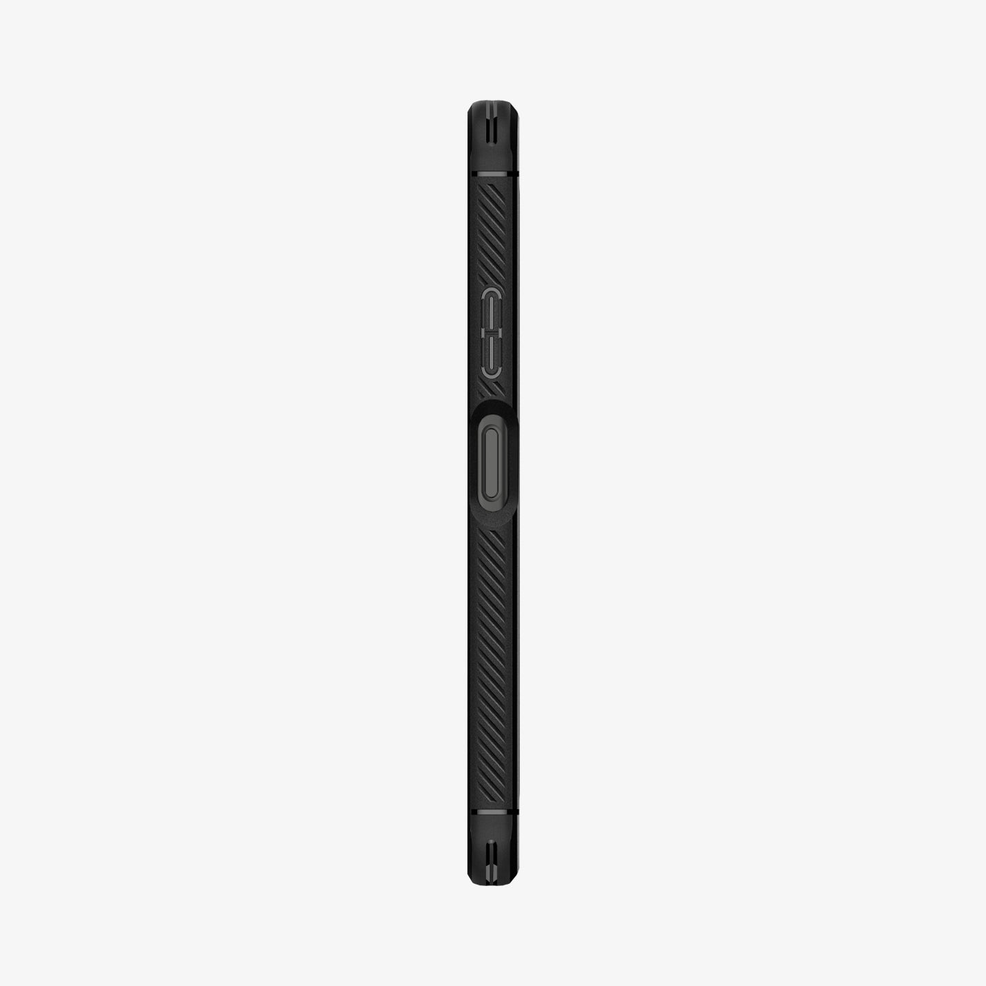 ACS04554 - Sony Xperia 10V Case Rugged Armor in matte black showing the side