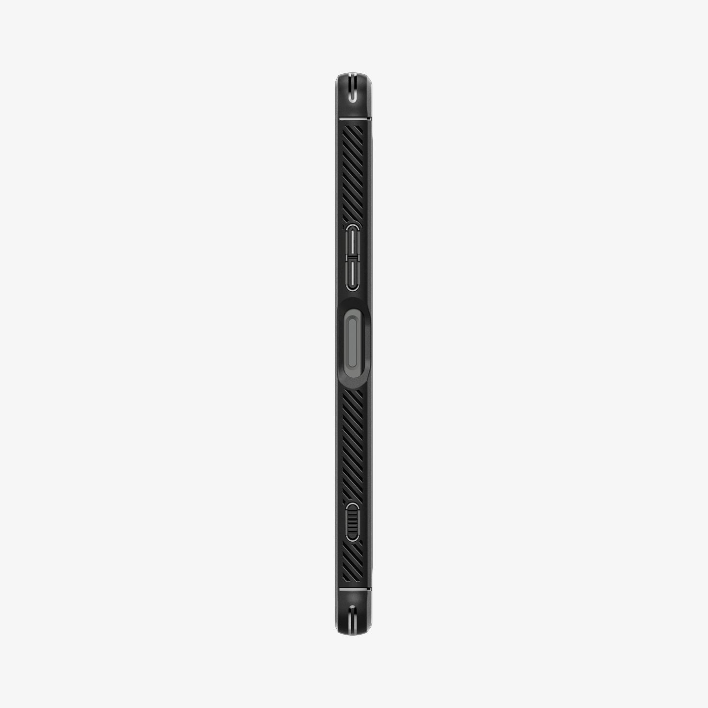 ACS04552 - Sony Xperia 5 IV Case Rugged Armor in matte black showing the side