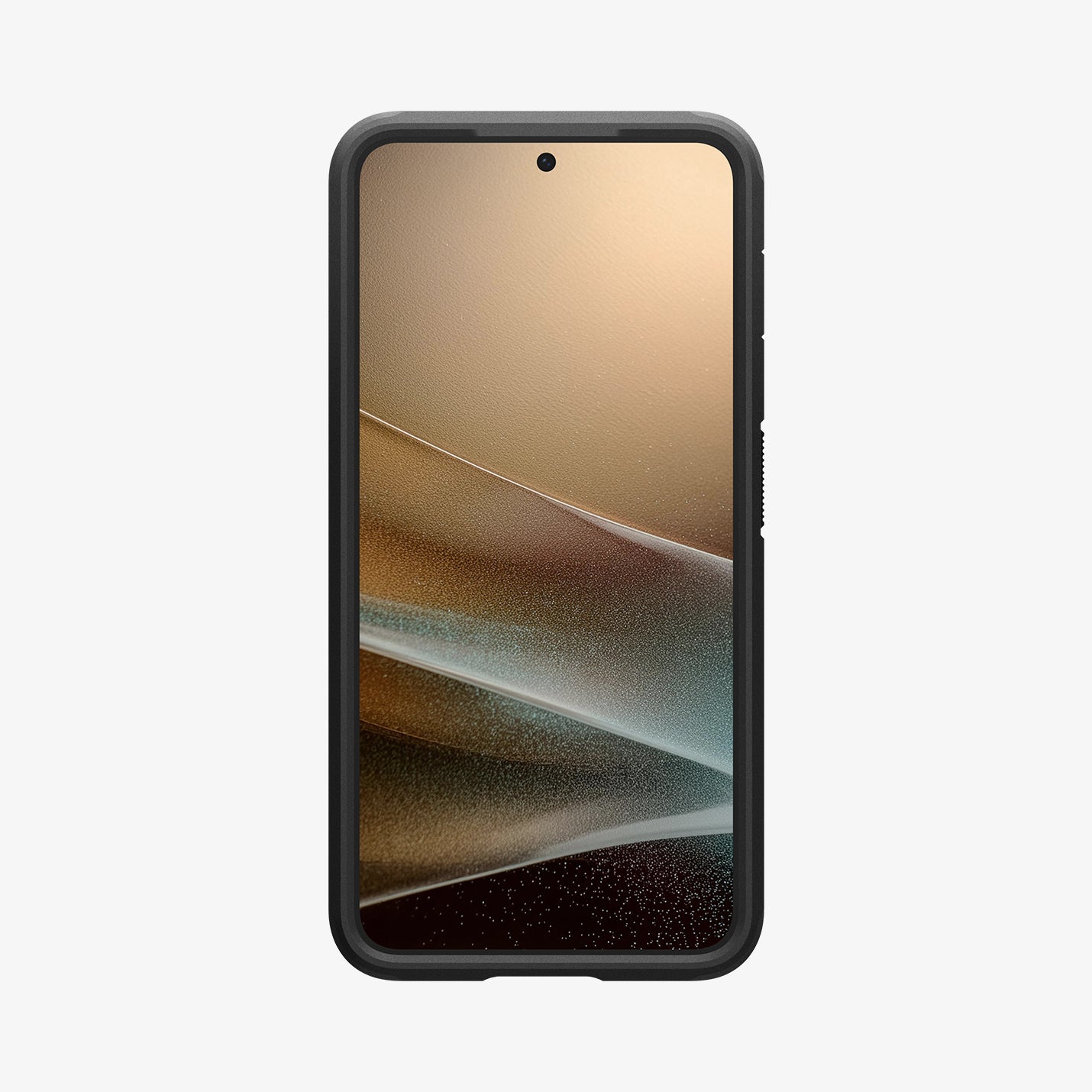 ACS09008 - Galaxy S25 Case Tough Armor AI (MagFit) in Black showing the front