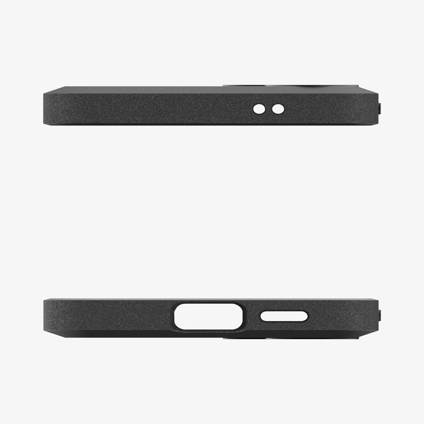 ACS07208 - Galaxy S24 Case Core Armor in Matte Black showing the top and bottom