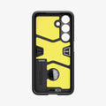 ACS07356 - Galaxy S24 Case Tough Armor in Gunmetal showing the inner case with impact foam