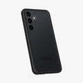 ACS07353 - Galaxy S24 Case Ultra Hybrid in Frost Black showing the back, partial side and bottom
