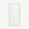  ACS07416 - Galaxy S24 Case Ultra Hybrid in Mute Beige showing the inner of a transparent case with a lighter frame