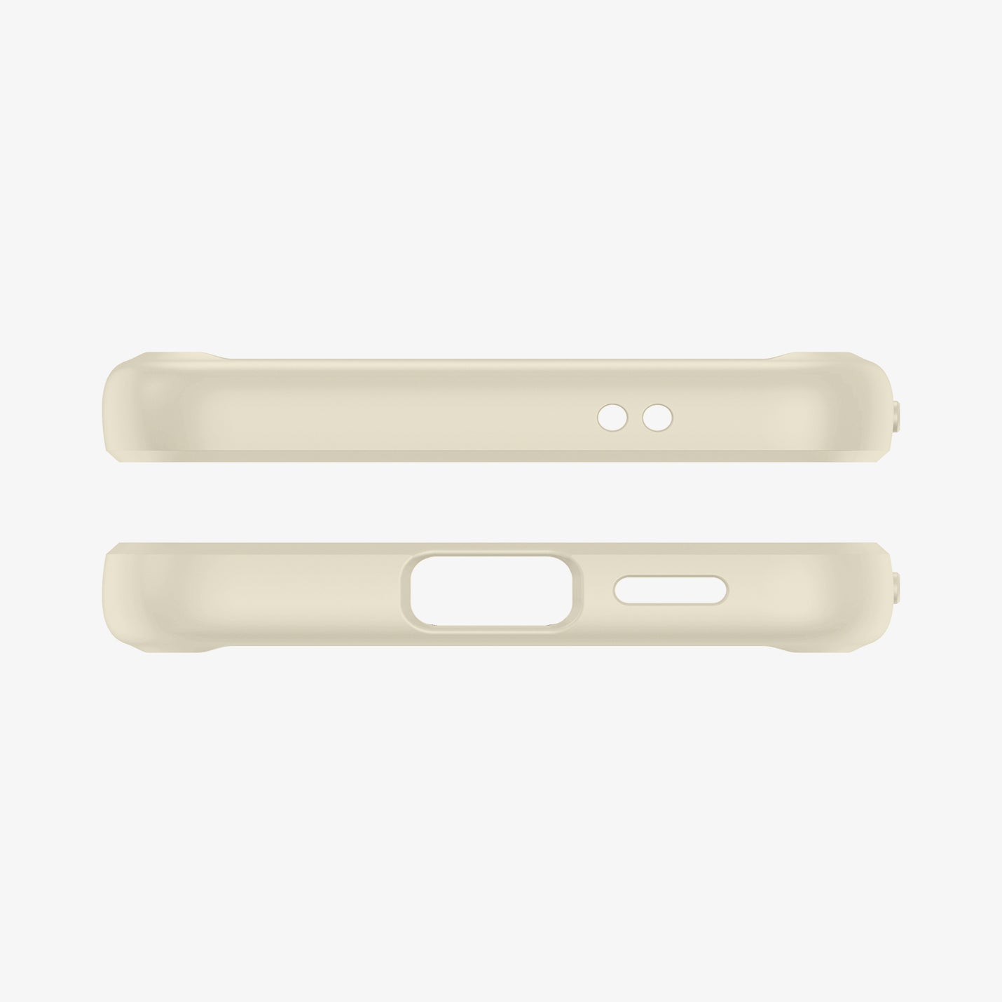  ACS07416  - Galaxy S24 Case Ultra Hybrid in Mute Beige showing the top and bottom