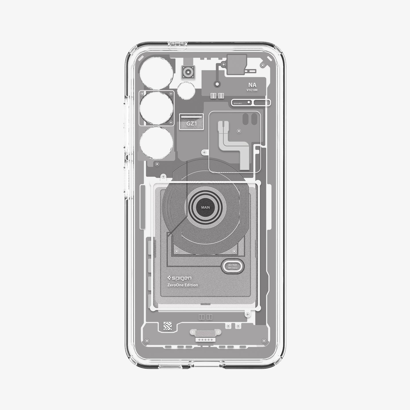Case Spigen Ultra Hybrid, zero one white - Samsung Galaxy S24 Ultra  (ACS07294)