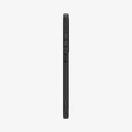 ACS09000 - Galaxy S25 Case Liquid Air in Matte Black showing the side
