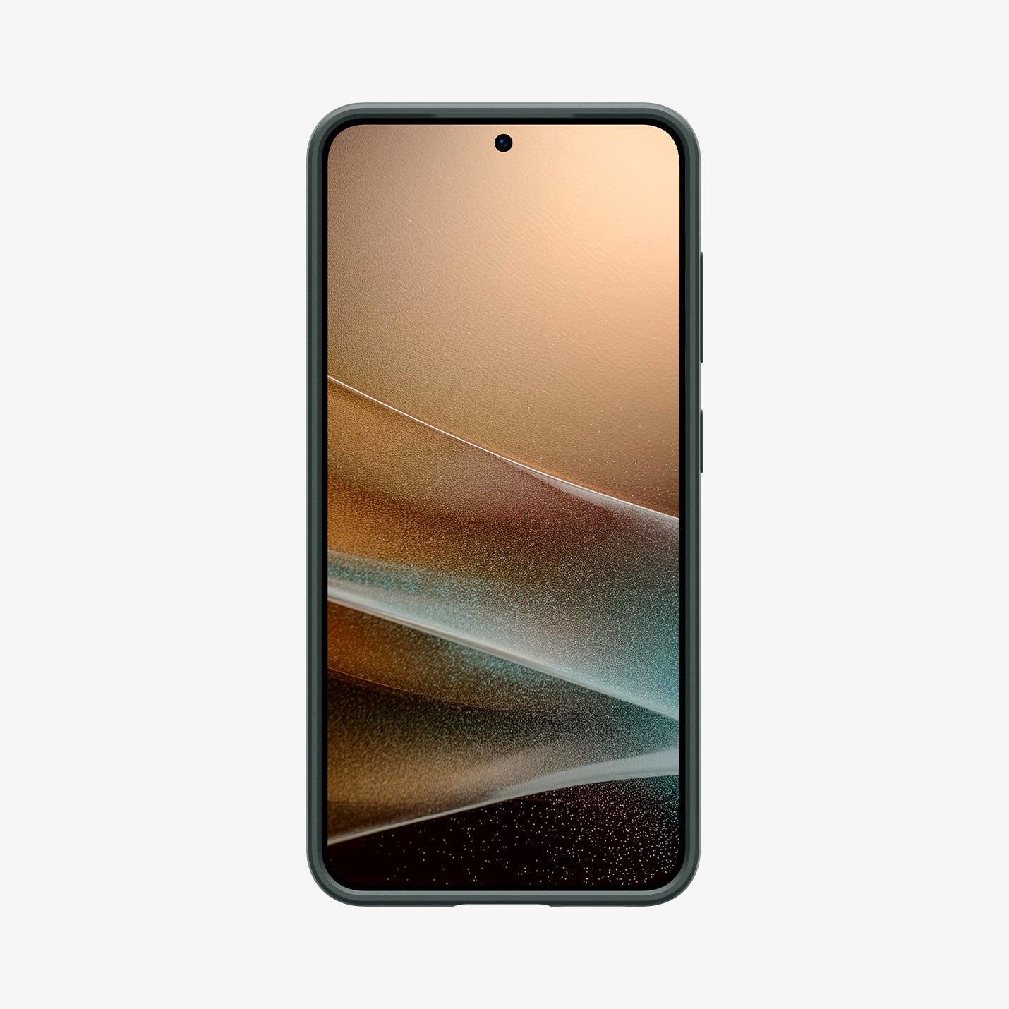 ACS08994 - Galaxy S25 Case Thin Fit (MagFit) in Abyss Green showing the front