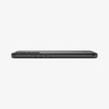 ACS05883 - Galaxy A54 5G Case Thin Fit in Black showing the side partial back on a flat surface
