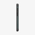 ACS07518 - Galaxy A35 5G Case Tough Armor in Abyss Green showing the side with side buttons