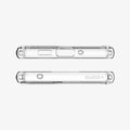 ACS04254 - Galaxy A73 5G Case Ultra Hybrid in Crystal Clear showing the top and bottom