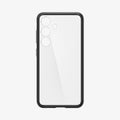 ACS07330 - Galaxy S24 Plus Case Ultra Hybrid in Matte Black showing the inner of a transparent case with a darker frame