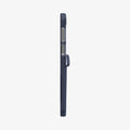 ACS08288 - Galaxy Z Flip 6 Case Ultra Hybrid Pro in Frost Navy Blue showing the side with volume buttons