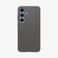 ACS08980 - Galaxy S25 Plus Case Liquid Air in Marble Gray showing the back
