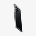 ACS07283 - Galaxy S24 Ultra Case Liquid Crystal in Crystal Clear showing the back and partial sides