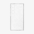 ACS07285 - Galaxy S24 Ultra Case Liquid Crystal Glitter in Crystal Quartz showing the inner of a transparent case