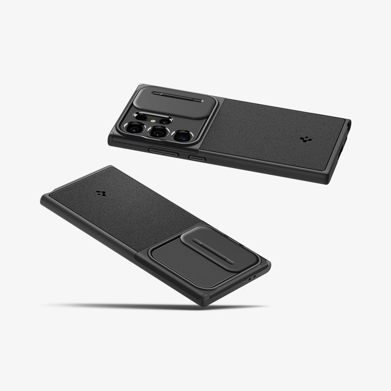  Spigen Optik Armor Designed for Galaxy S24 Ultra Case (2024),  [Military-Grade Protection] - Black : Cell Phones & Accessories