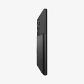 ACS07306 - Galaxy S24 Ultra Case Slim Armor CS in Black showing partial back and partial side