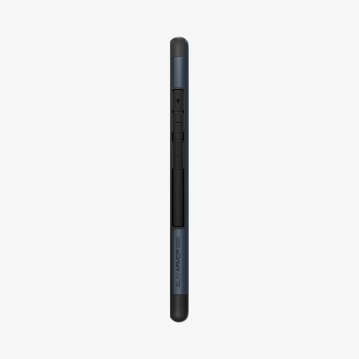 ACS07188 - Galaxy S24 Ultra Case Slim Armor (MagFit) in Metal Slate showing the side with side buttons