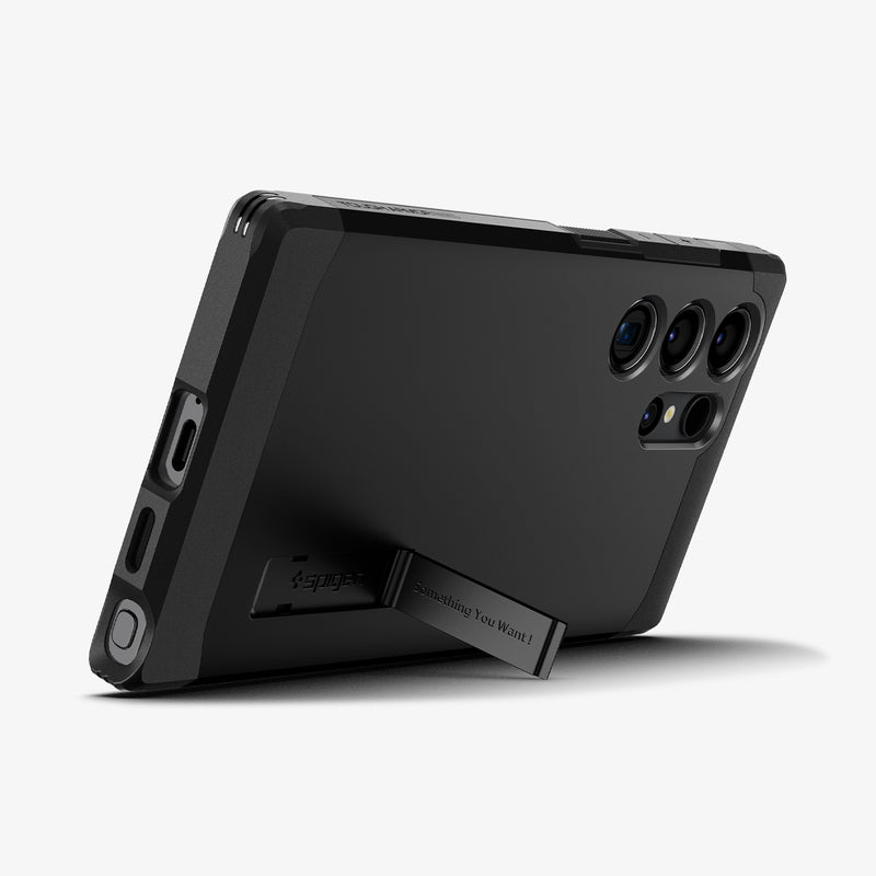  Spigen Optik Armor Designed for Galaxy S24 Ultra Case (2024),  [Military-Grade Protection] - Black : Cell Phones & Accessories