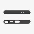  ACS07296 - Galaxy S24 Ultra Case Ultra Hybrid in Frost Black showing the top and bottom