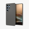 ACS08954 - Galaxy S25 Ultra Case Liquid Air in Marble Gray showing the back, partial front and sides