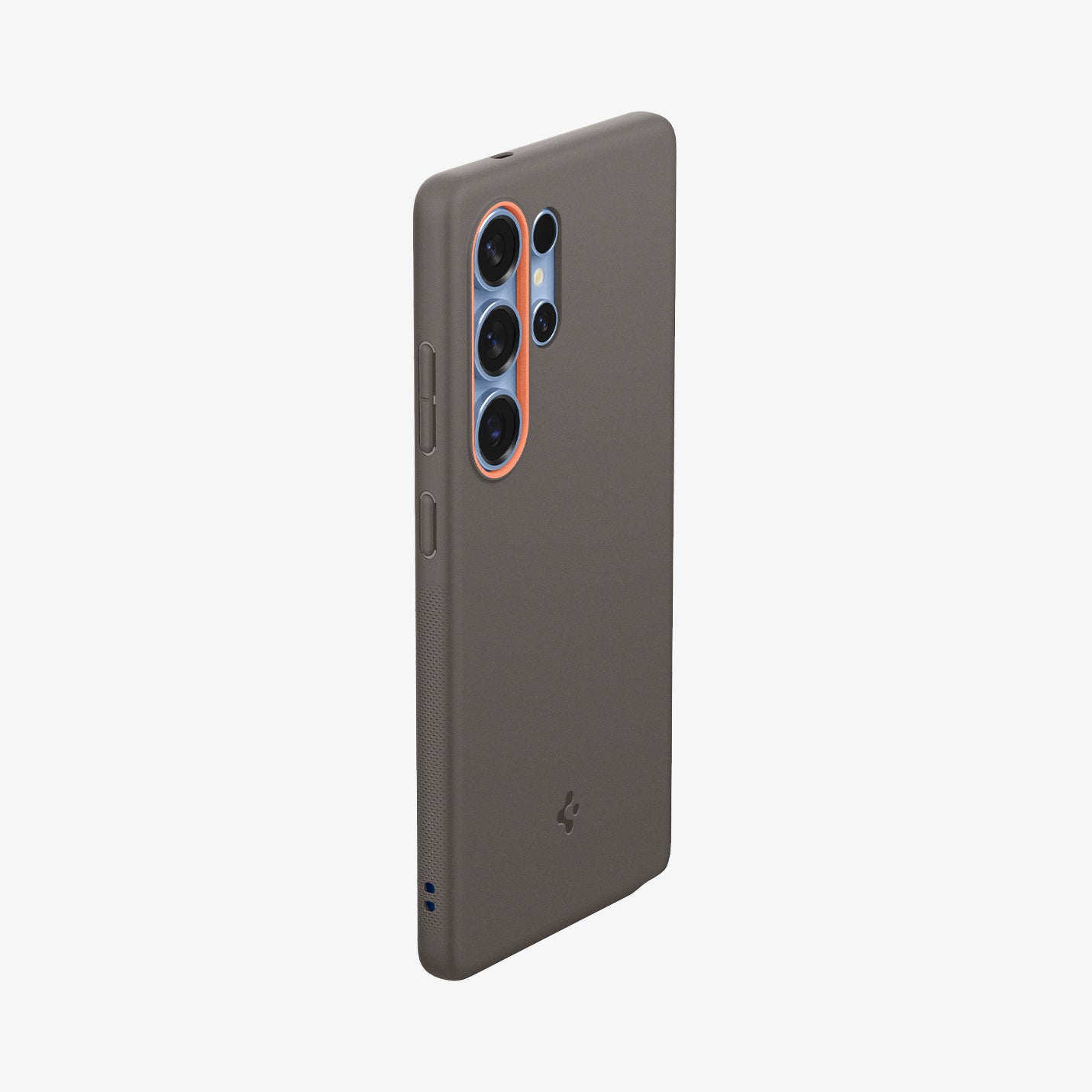 ACS09058 - Galaxy S25 Ultra Case Nano Pop (MagFit) in Papaya Gray showing the back, partial top and side