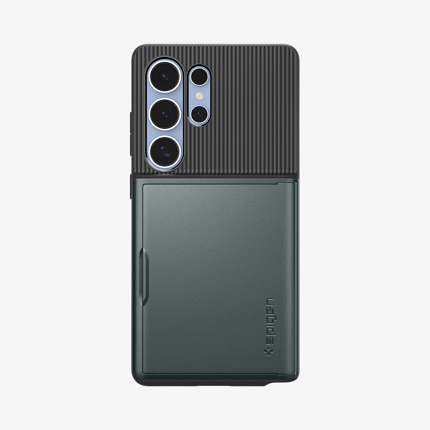 ACS08968 - Galaxy S25 Ultra Case Slim Armor CS in Abyss Green showing the back