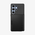 ACS08967 - Galaxy S25 Ultra Case Slim Armor CS in Black showing the back