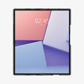ACS07814 - Galaxy Z Fold 6 Case Ultra Hybrid Pro in Frost Gray showing the front fully open