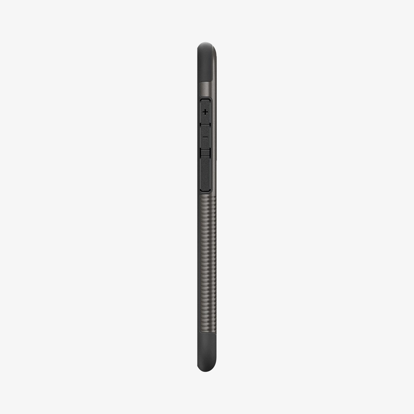 ACS10230 - Galaxy S25 FE Slim Armor (MagFit) in Gunmetal showing the side with side buttons