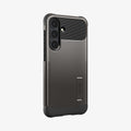 ACS10230 - Galaxy S25 FE Slim Armor (MagFit) in Gunmetal showing the back and partial side