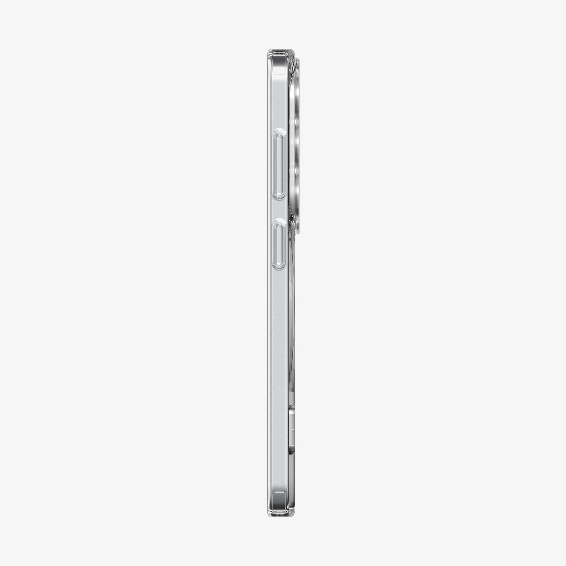 ACS11050 - Galaxy S26 Plus Case - Ultra Hybrid S (Mag Fit) Clear White showing the side