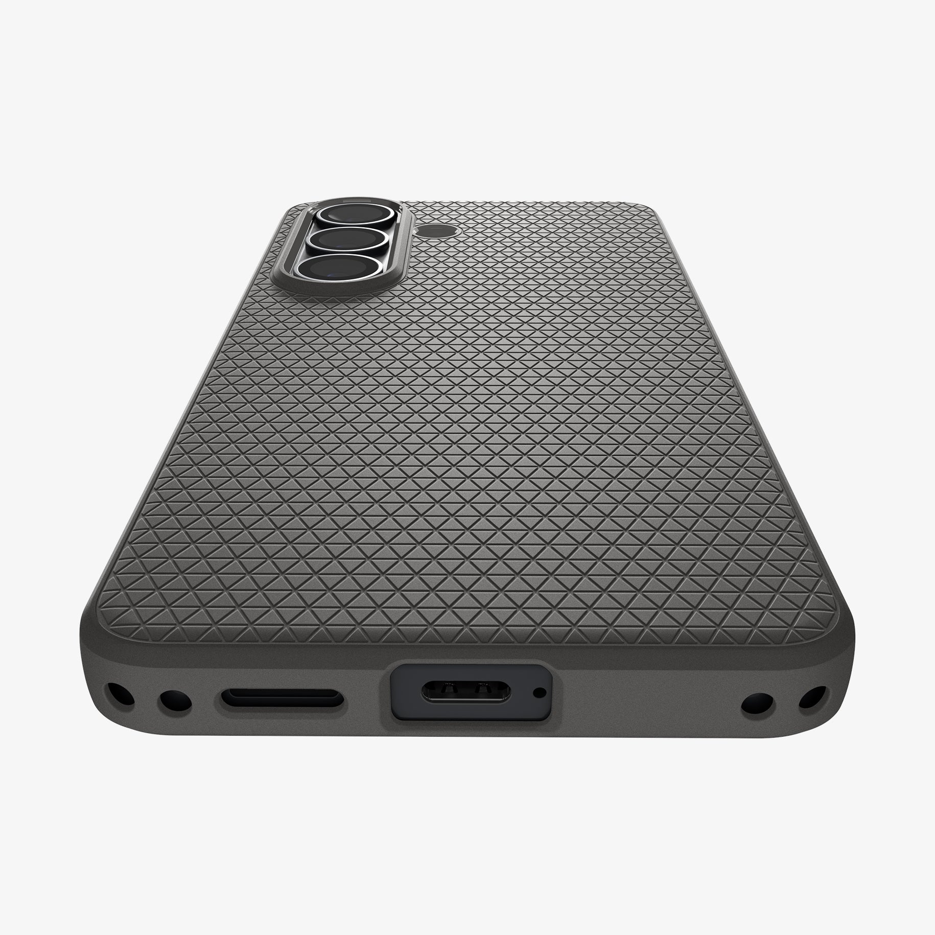 ACS11056 - Galaxy S26 Liquid Air (Mag Fit) in Marble Gray showing the back