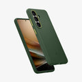 ACS11067 - Galaxy S26  Nano Pop (Mag Fit) in Avo Green showing the back with the device, partial back case only, partial front and sides