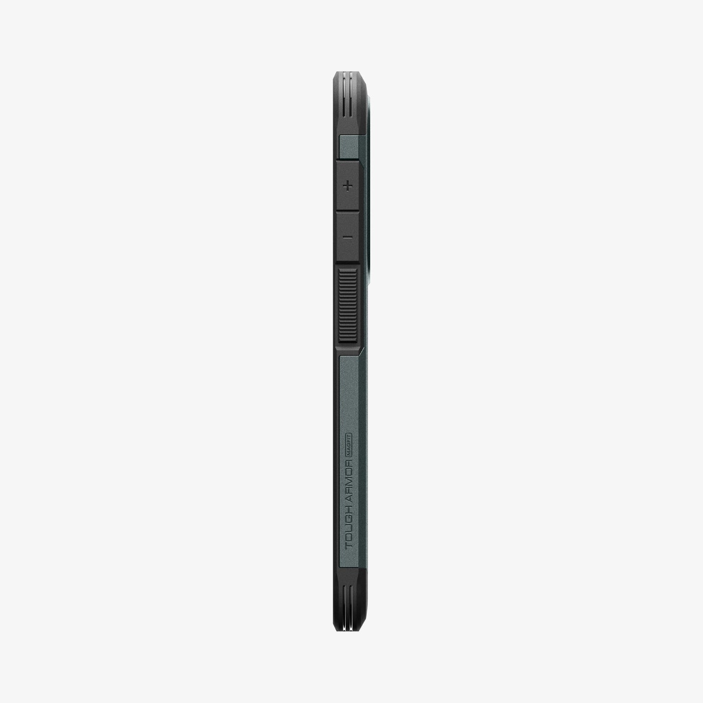 ACS11053 - Galaxy S26 Plus Case Tough Armor (Mag Fit) Abyss Green showing the side