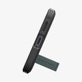 ACS11064 - Galaxy S26 Case Tough Armor (Mag Fit) Abyss Green showing bottom of case with kickstand out
